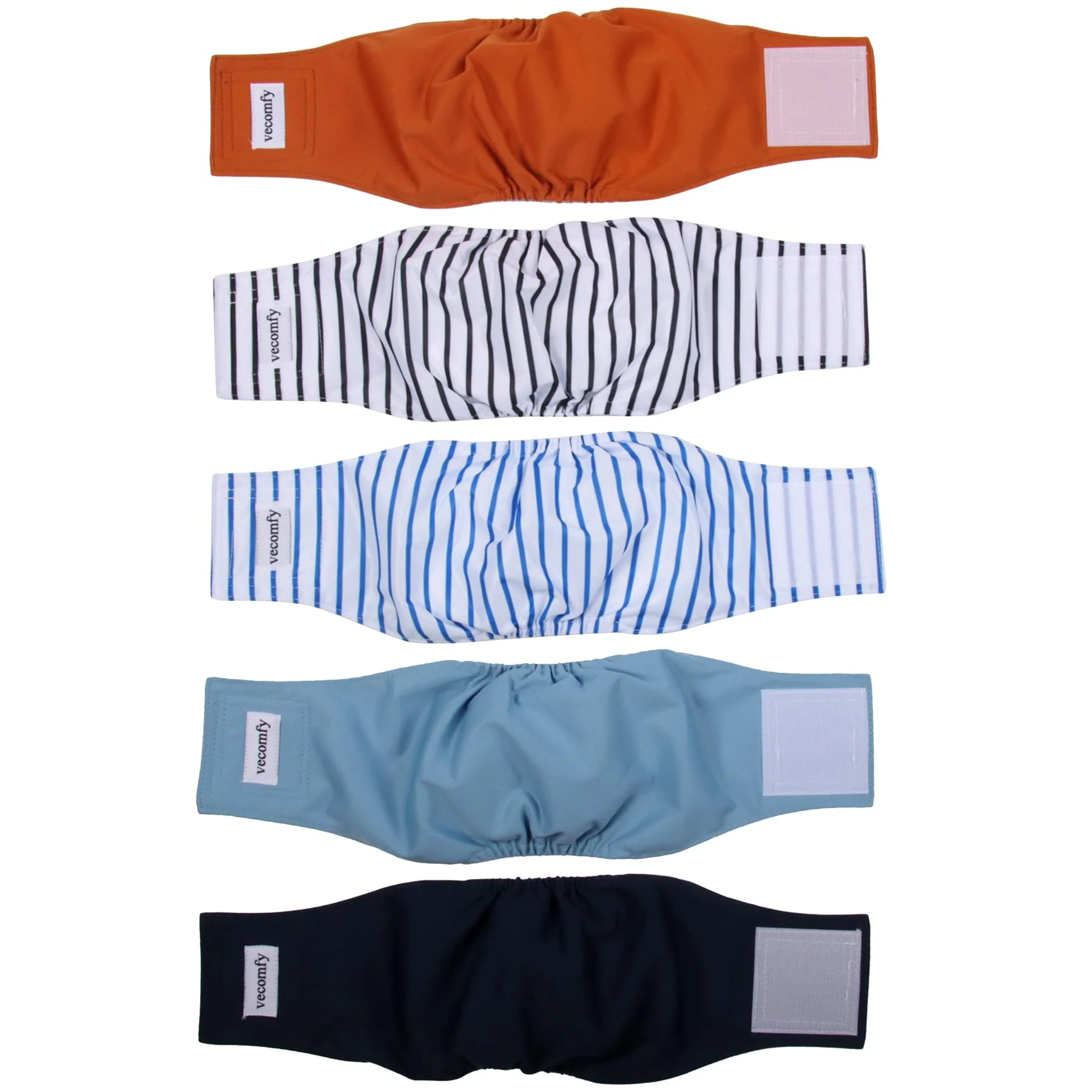 Contemporary Vecomfy Belly Bands for Male Dogs 5 Pack – XS Washable Leakproof Reliable