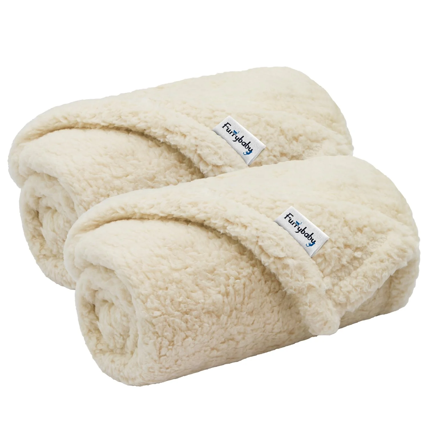 High-Performance furrybaby 2-in-1 Puppy Blankets for Small Dogs — Soft Sherpa Fleece 24x32 Original Design