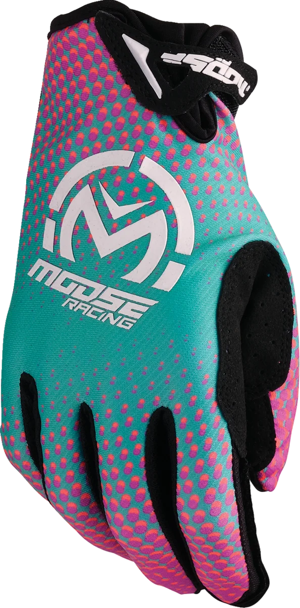 Innovative MOOSE OFFROAD SX1™ Gloves - Pink Purple Teal - Small 3330-8072 Comfortable