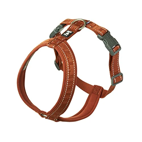 Fast Hurtta Casual ECO Y-Harness Cinnamon Adjustable Reflective Recycled Refined