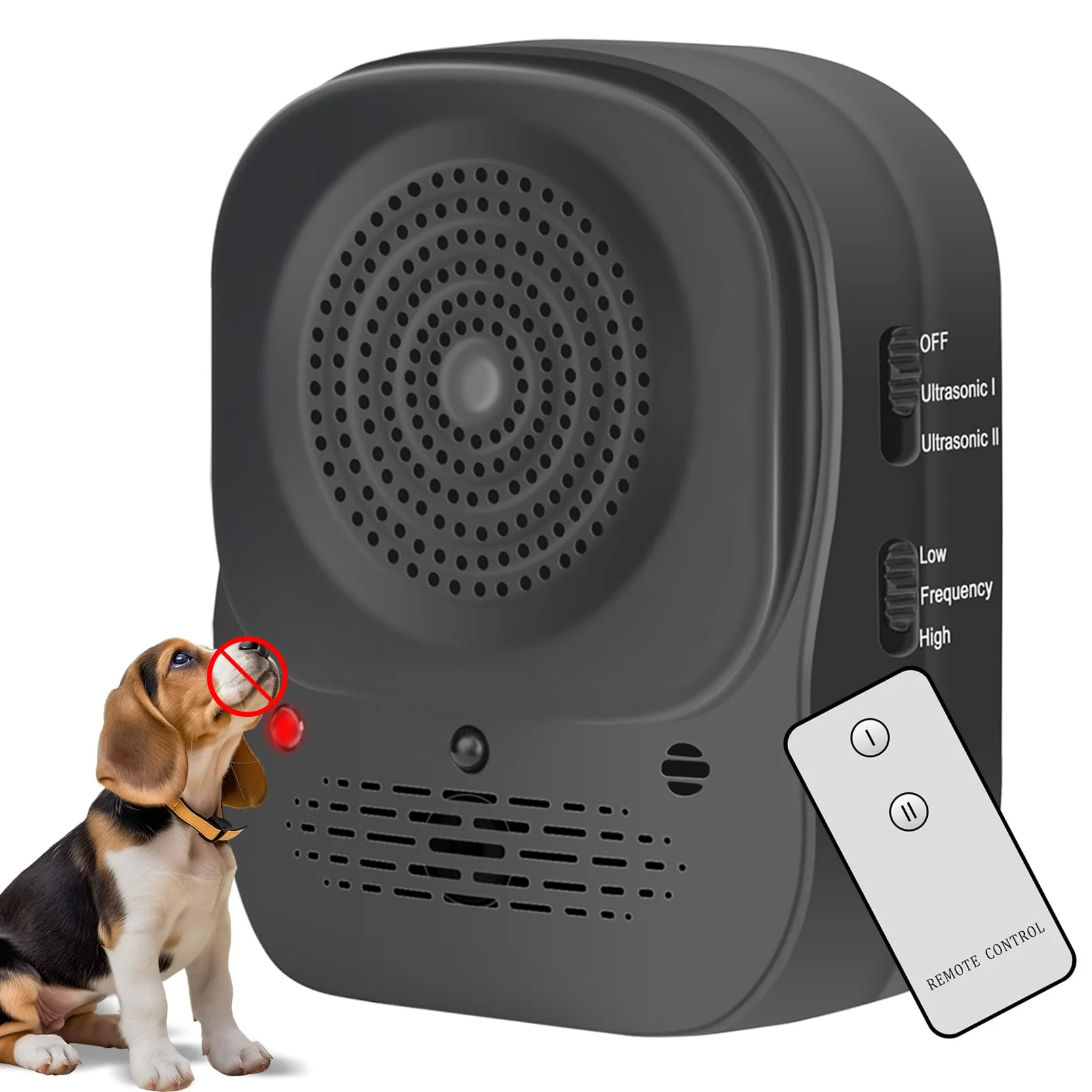 Superior Hobychild Rechargeable Anti Barking Device Ultrasonic Dog Bark Control with 60ft Remote Innovative