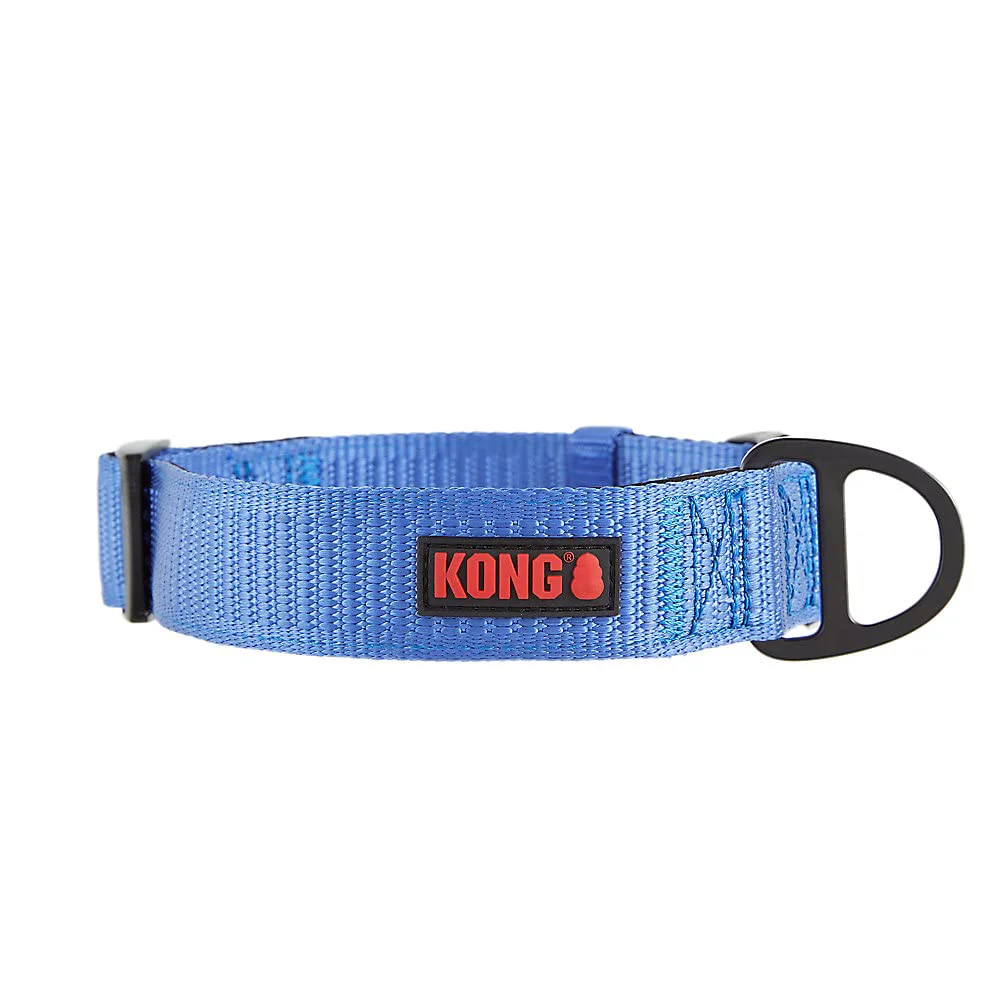 Enhanced KONG Max HD Ultra Durable Neoprene Padded Dog Collar – Small Blue Adjustable Strong First-Class