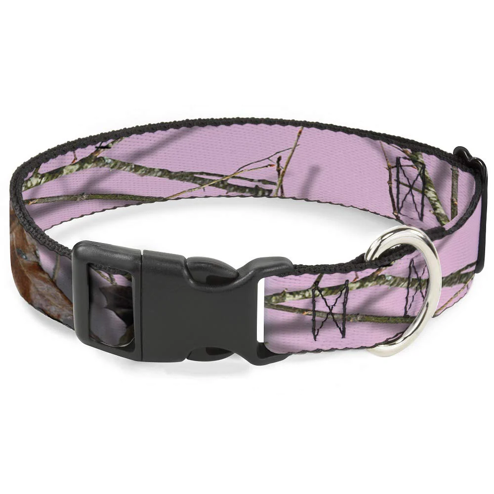 Elegant Buckle-Down Mossy Oak Country Roots Pink Dog Collar — 6-9 in 1 2 in Wide Specialty