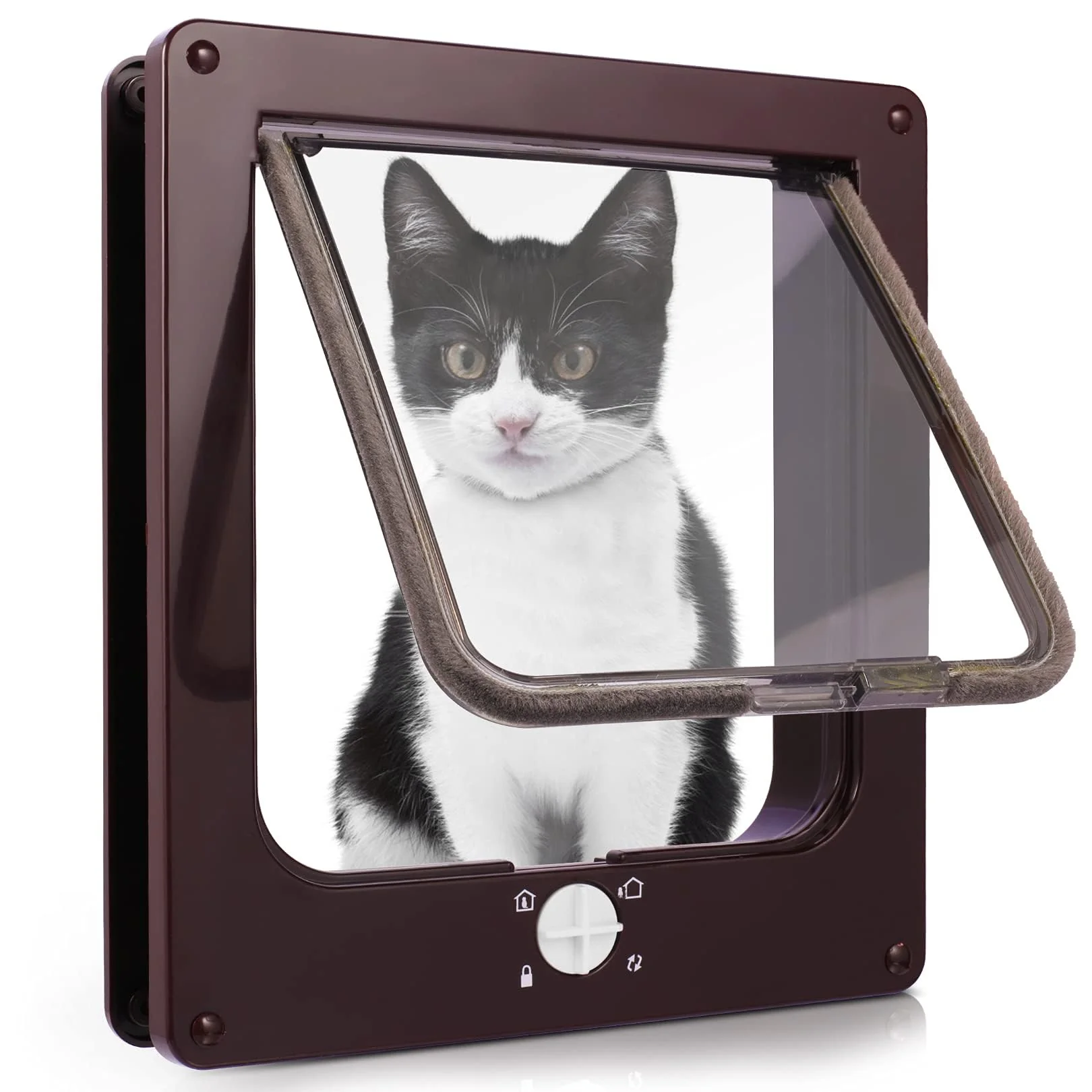 Prestigious Sailnovo Cat Door Flap XL – 4-Way Locking Weatherproof Pet Door Carefully Designed