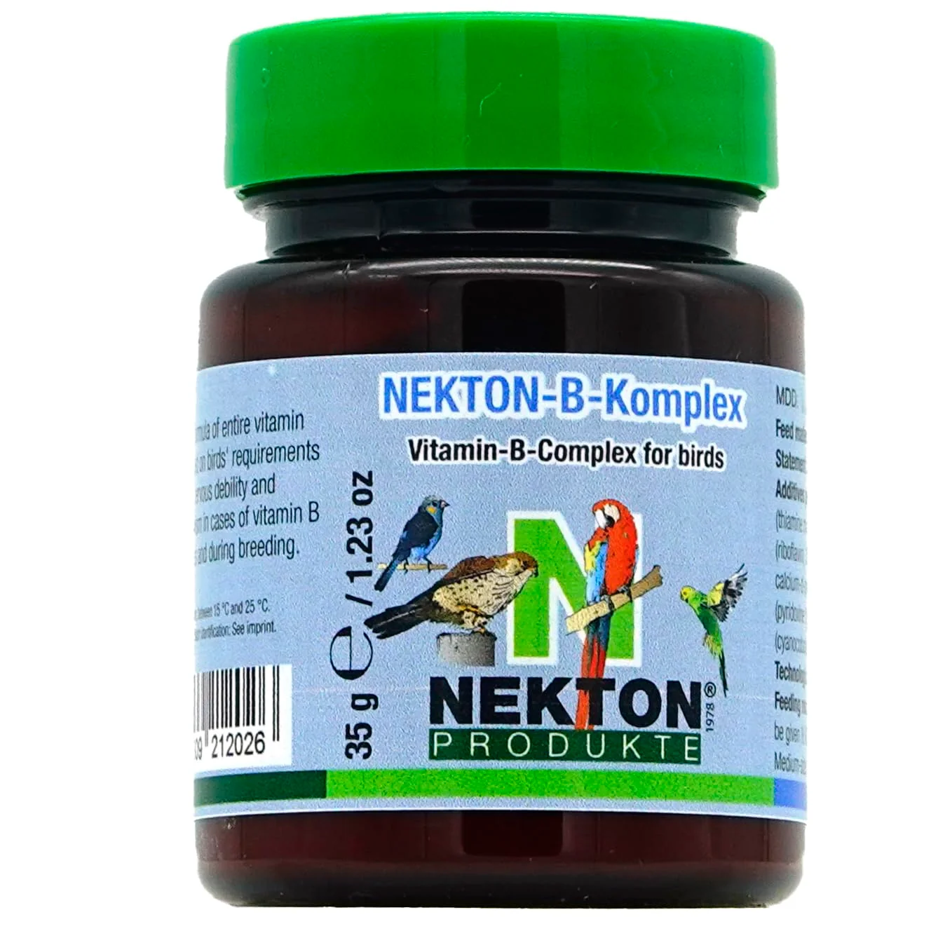 Premium Nekton B-Komplex B Vitamin Bird Supplement – 35g Secure