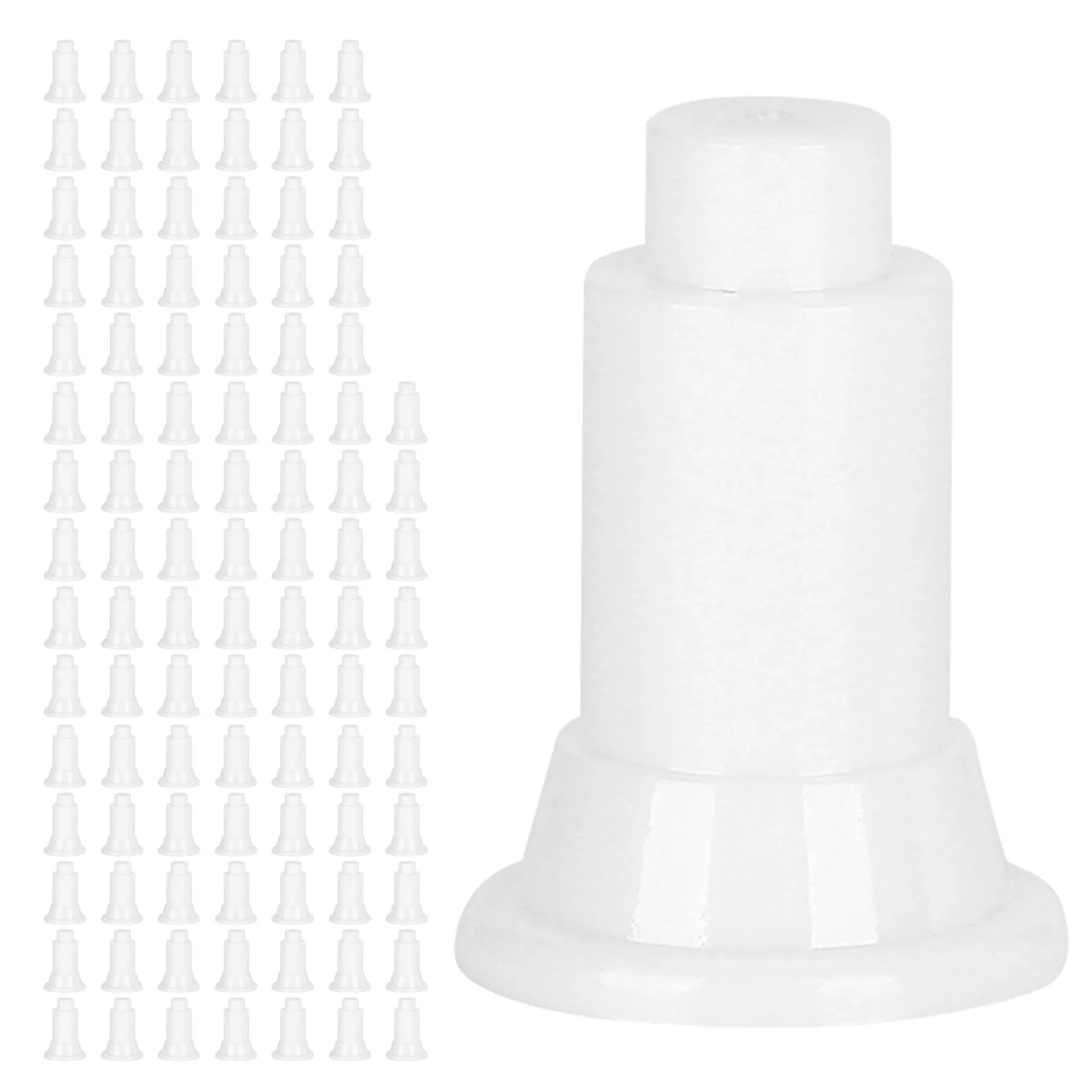 Proven TOPINCN 100 Pcs Isolation Board Support Feet for Aquarium Dividers - White Next-Generation