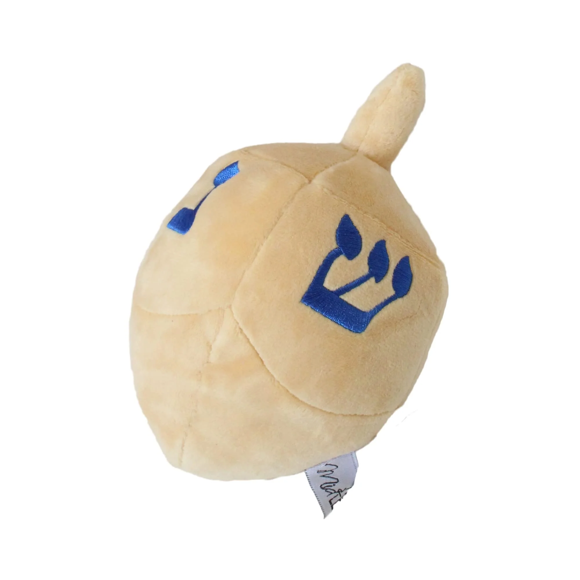 Classic Midlee Dreidel Hanukkah Dog Toy - Squeaky Plush Gift for Large Dogs Relaxed