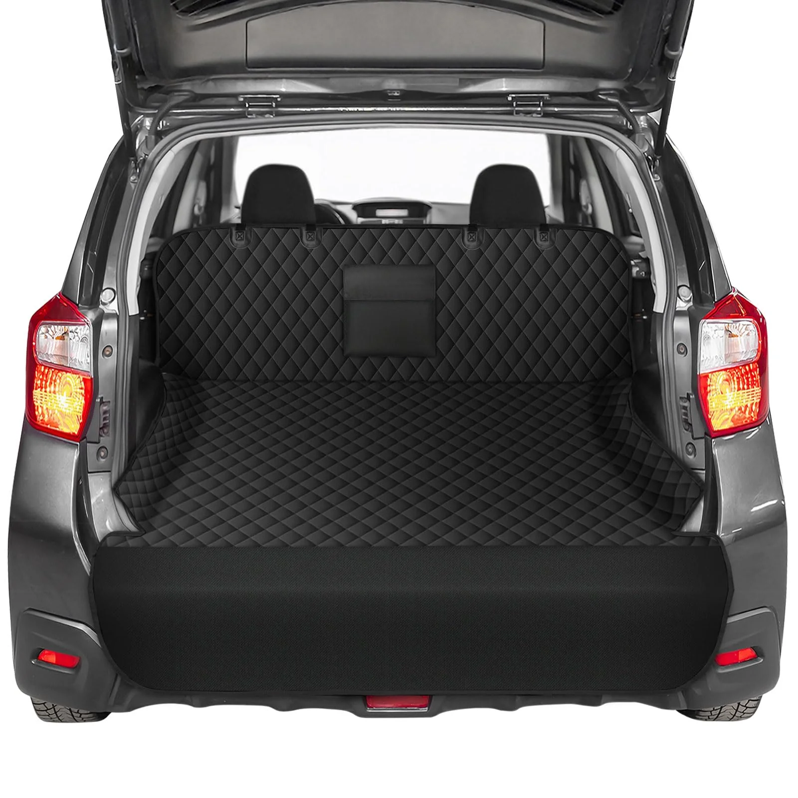 Effective NECKORY SUV Cargo Liner for Dogs – Waterproof Universal Fit Car Seat Cover Large Black Reusable