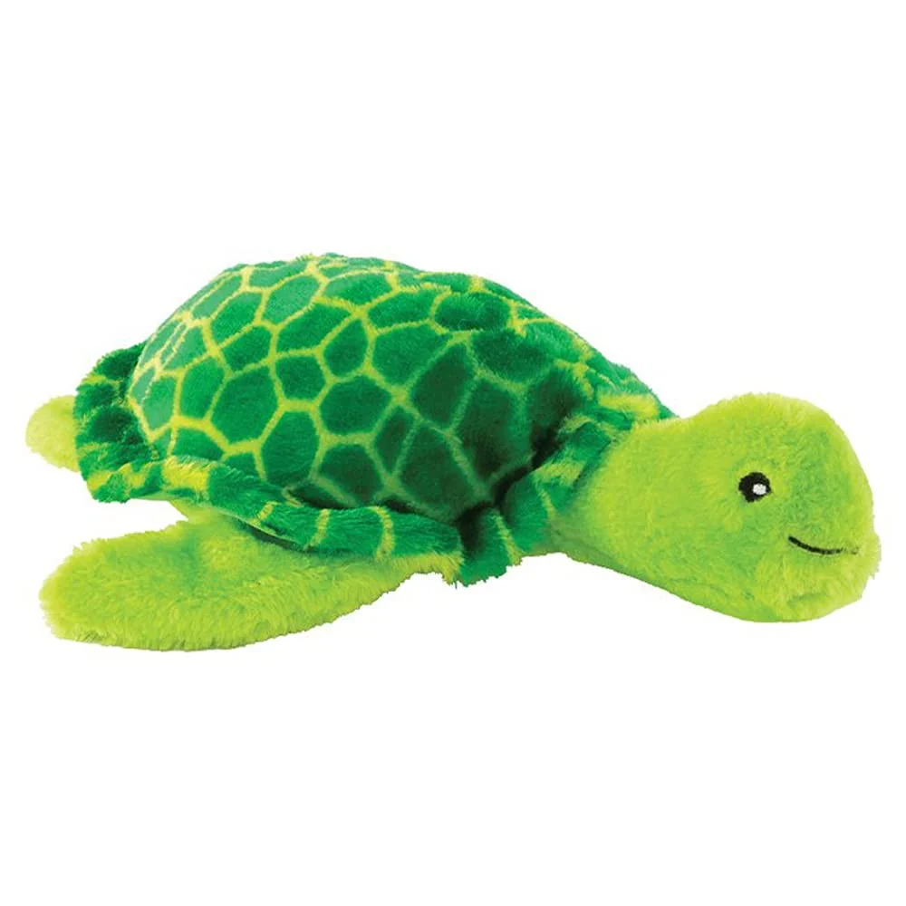 Durable ZippyPaws Grunterz Sid the Sea Turtle Dog Toy - Squeaky Soft Flippers Safe