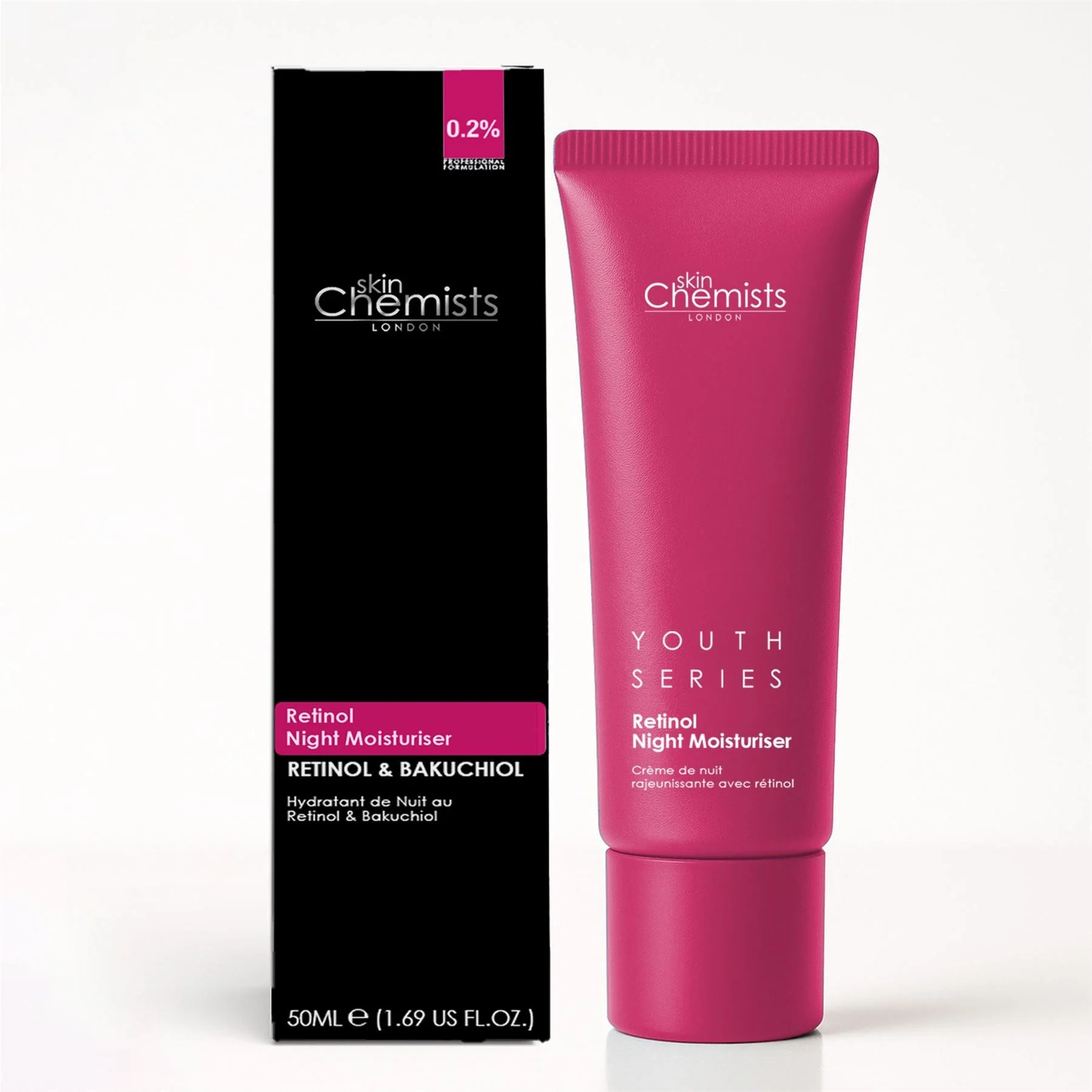 Natural Retinol Bakuchiol Night Moisturiser 50ml User-Friendly