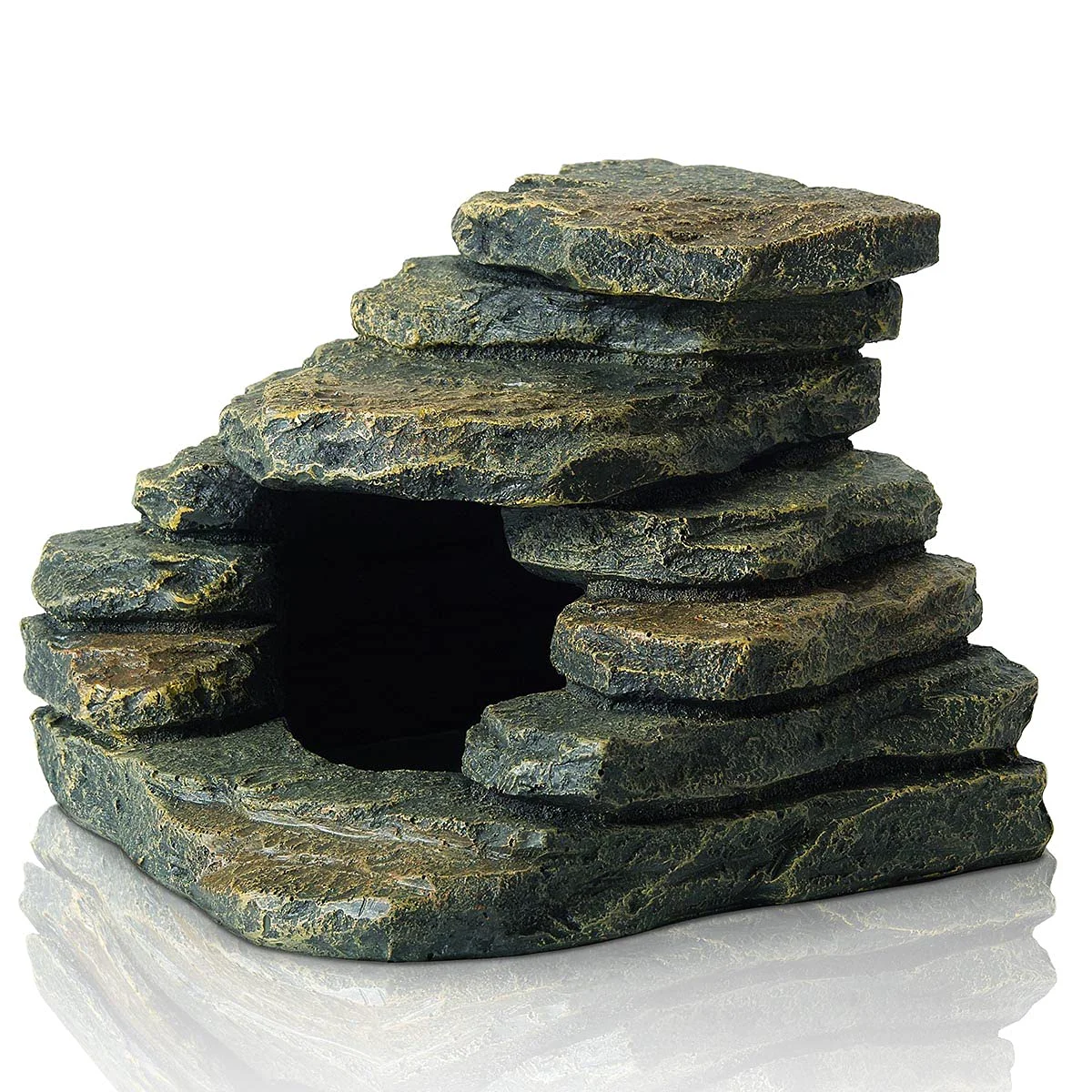 High-Performance FEDOUR Aquarium Rock Cave Ornament – istic Stone Hide for Fish Tanks Reptiles Consistent