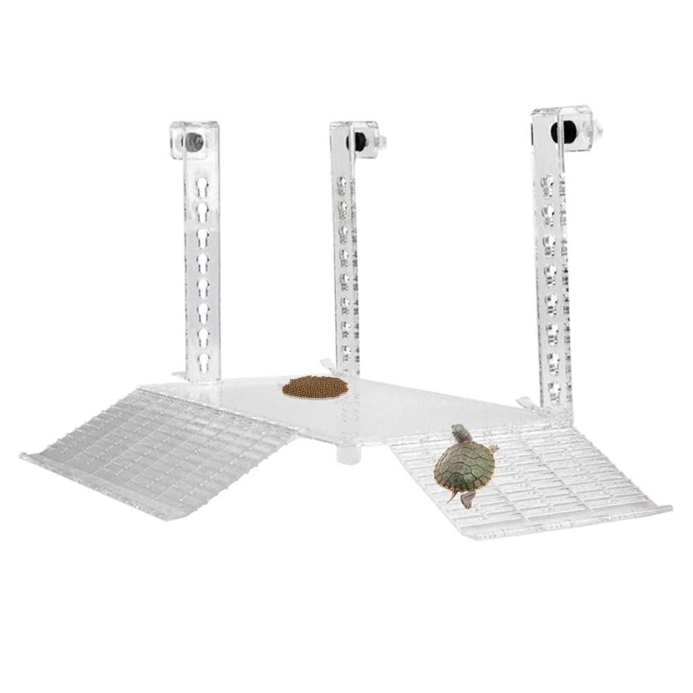 Green YXQ Hanging Turtle Platform – Acrylic Basking Ramp for Aquatic Reptiles Authentic