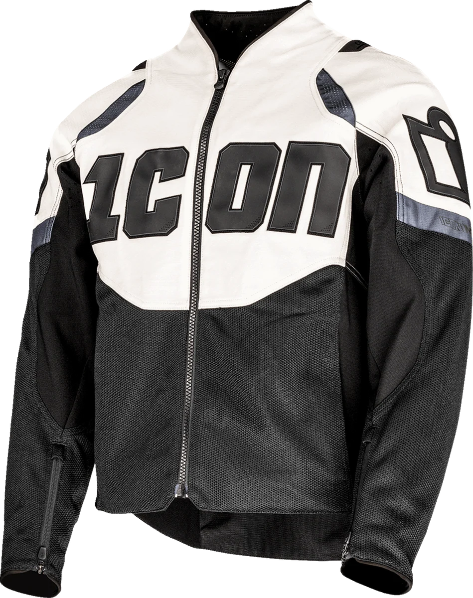 High-Performance ICON Contra3 Jacket - White Black - Small 2820-7044 Exclusive