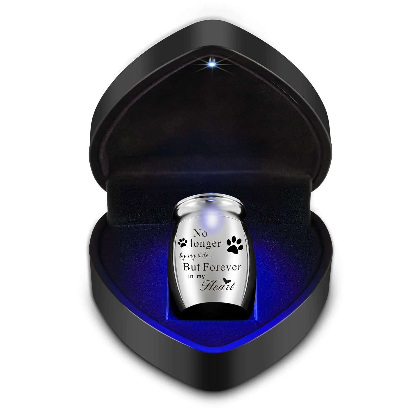 Innovative XIUDA 1.57-Inch Mini Pet Memorial Urn – Stainless Steel Keepsake for Dog Cat Ashes Dependable