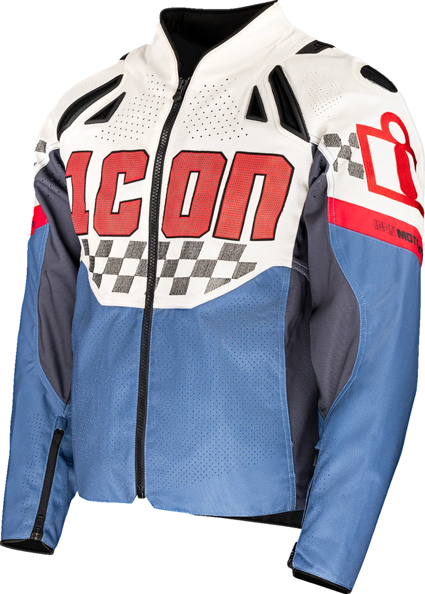 Pure ICON Contra3 Hero Jacket - White Blue - XL 2820-7059 Lightweight