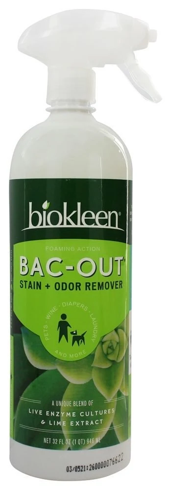 Reliable Biokleen Bac Out Cleaner Spray Foam Act3 – Stain Odor Remover with Live Enzymes Lime Secure