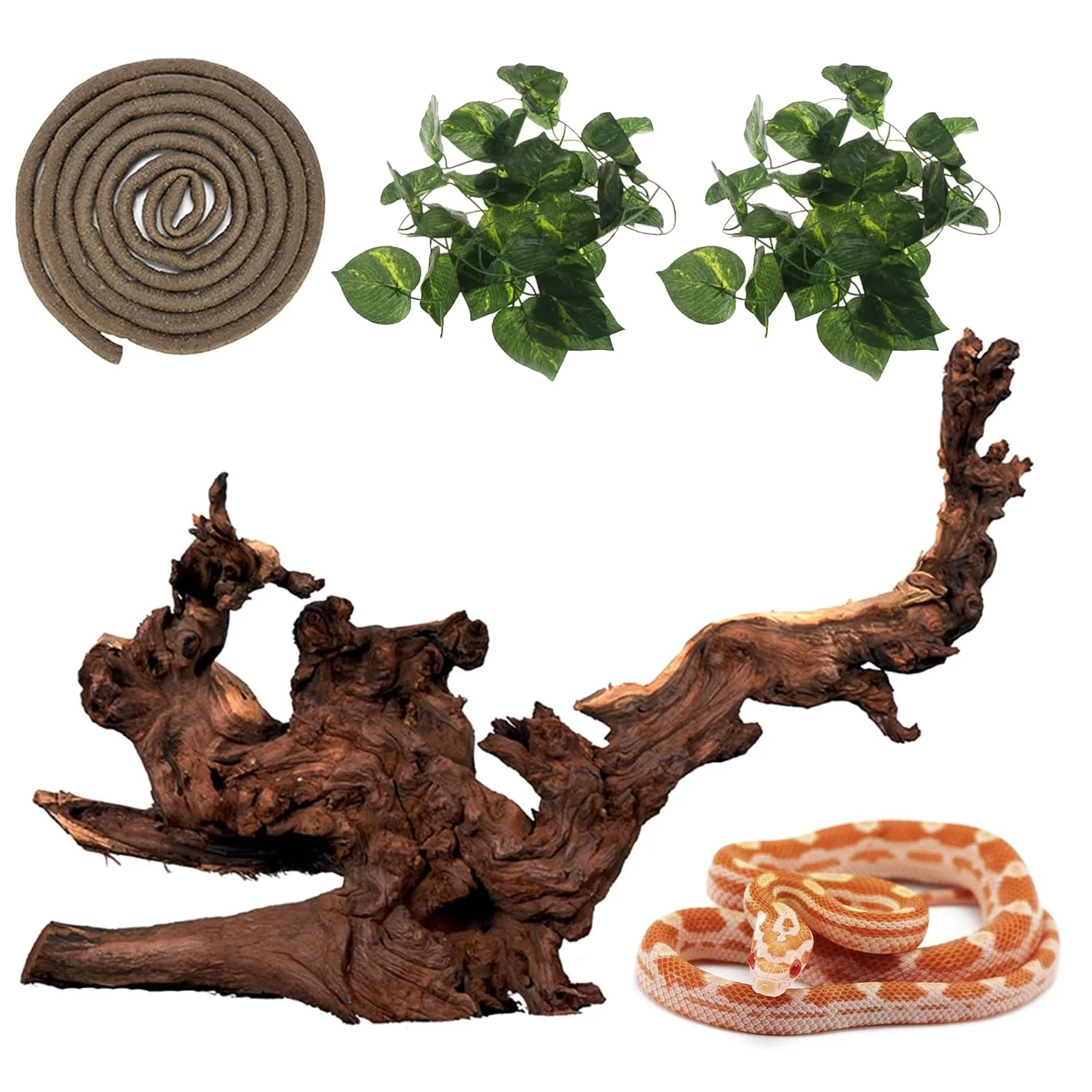 Proven Hamiledyi Reptile Driftwood Decoration — Natural Coral Driftwood Branches for Aquarium Terrarium Fast