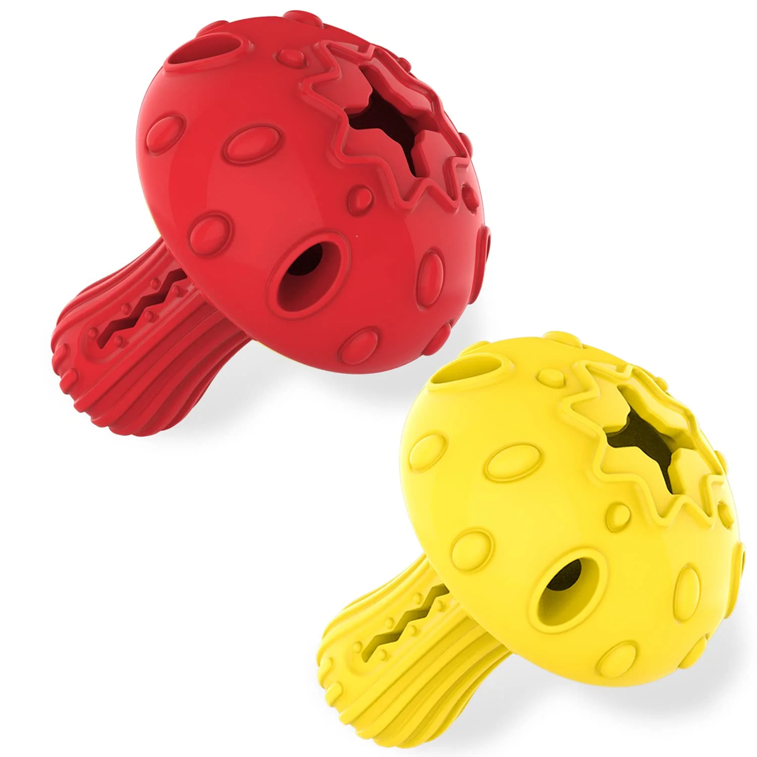 High-Performance SCHITEC Dog Chew Toy for Large Medium Dogs – Treat-Dispensing Rubber Puzzle Toy First-Class