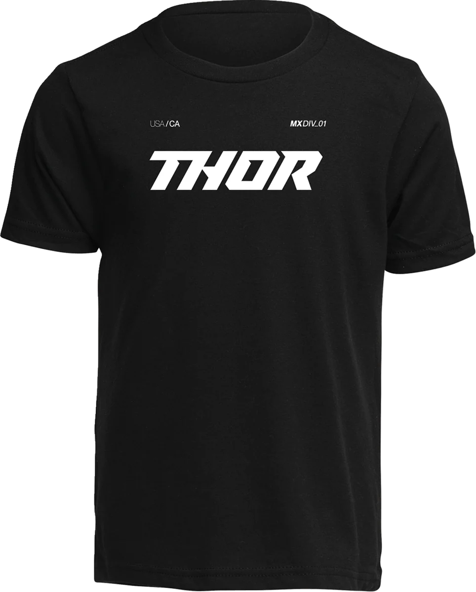 Sustainable THOR Youth Brave T-Shirt - Black - Large 3032-3879 Green