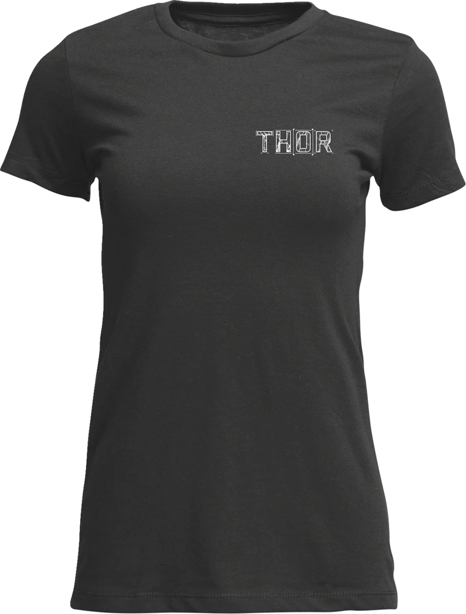 Smooth THOR Women's Blueprint T-Shirt - Charcoal - XL 3031-4325 Advanced