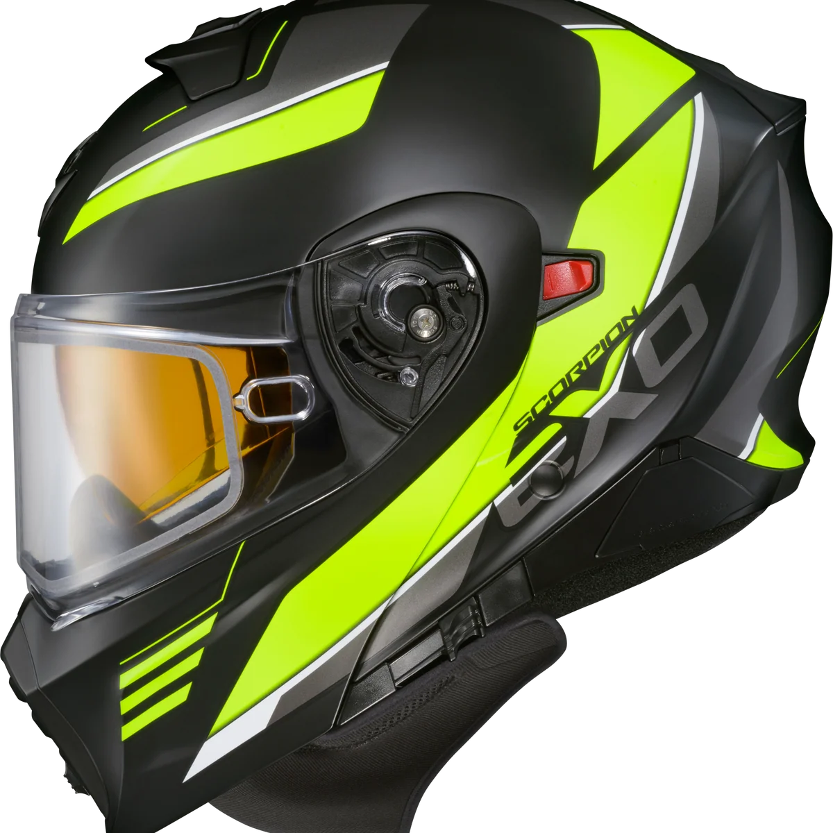 Recyclable Scorpion - Exo Gt930 Cold Weather Helmet Modulus Hi Vis Sm Electric Professional