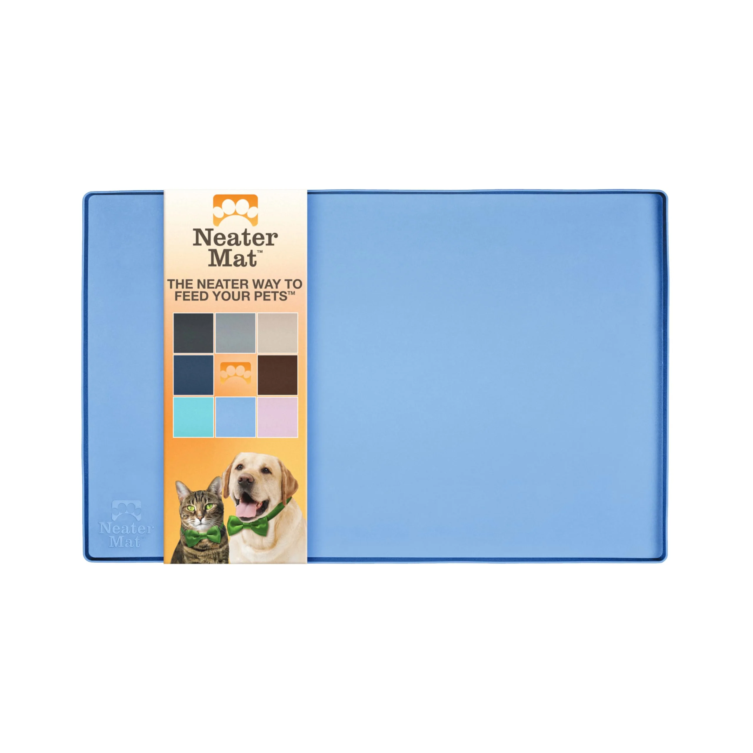 High-Performance Neater Mat Pet Mats for Food Water Waterproof Silicone Raised Edge Neater Pet Brands Dependable