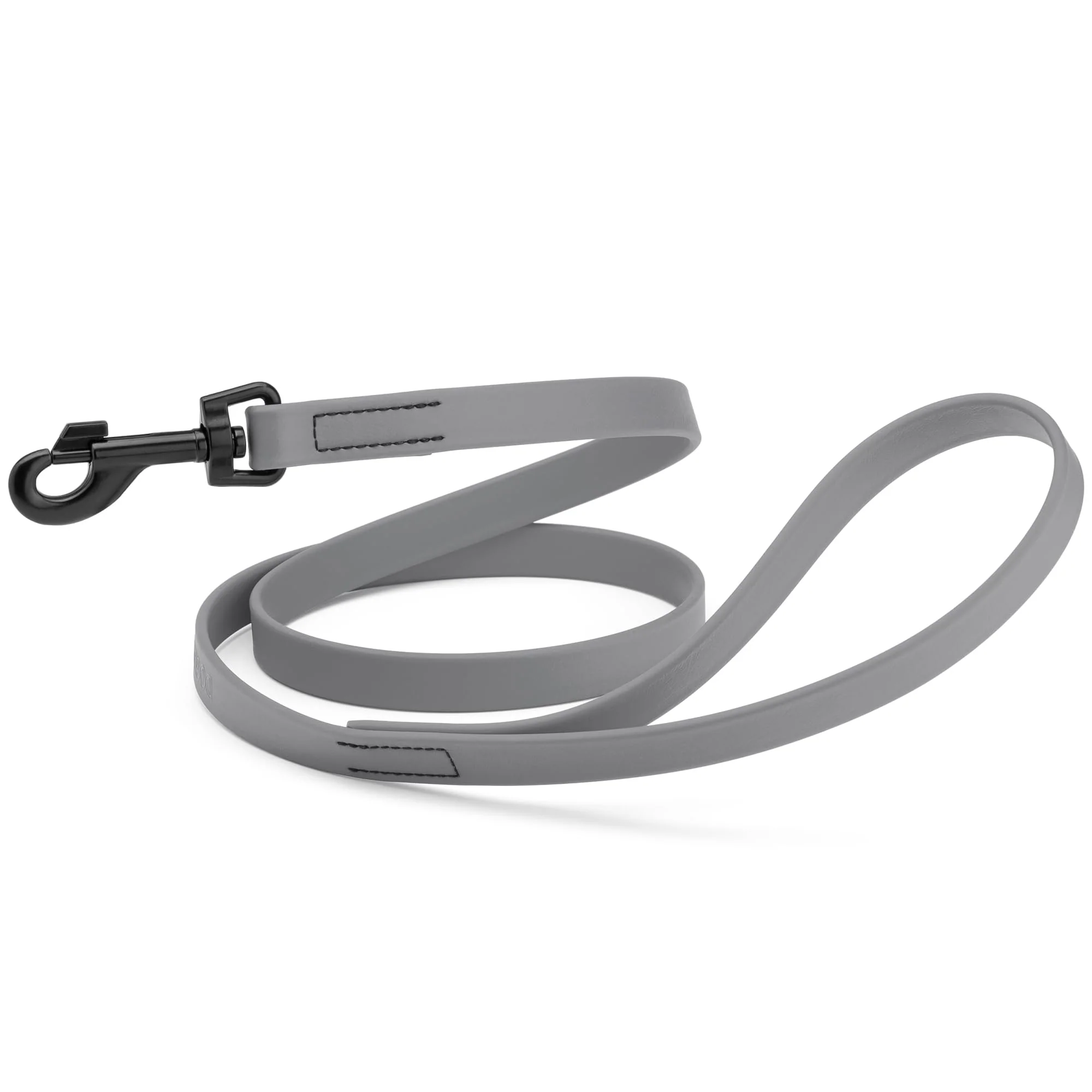 Smooth Dogline Biothane Waterproof Dog Leash – 2 4 or 6 ft Odor-Proof Easy-Clean Made in USA Healthy