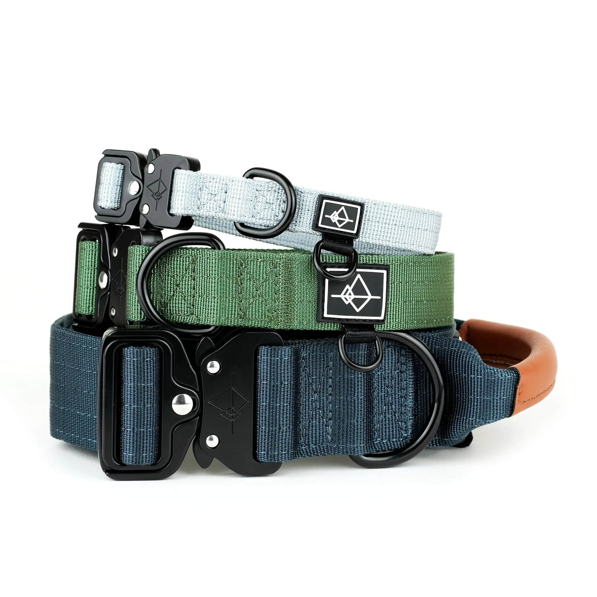 Flexible Made to ROAM Premium Dog Collar - Adjustable Heavy-Duty Nylon Collar with Quick-Release Buckle Virginia Mountains Classic Size 3 Organic