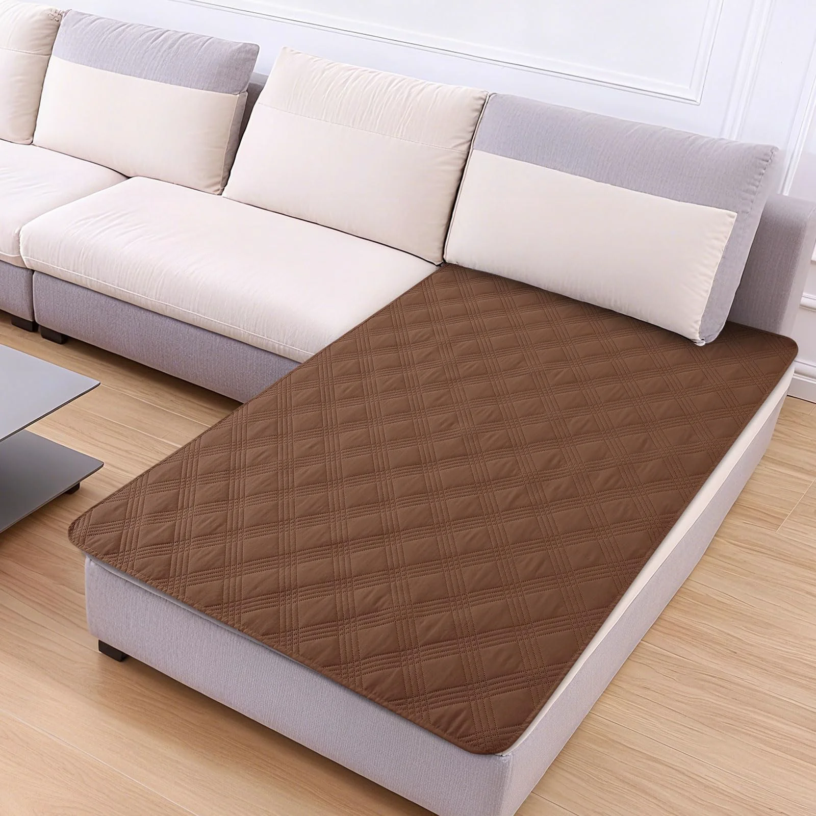 High-End hyha Waterproof Dog Blanket Reversible 40x50 Sofa Cover for Dogs Pets - Brown Chocolate Secure