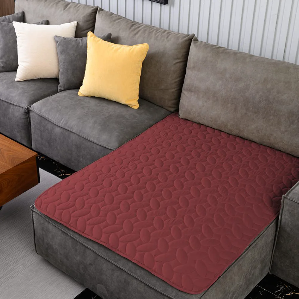 Elegant Ameritex Pet Bed Cover - Waterproof Sofa Furniture Protector 40x50 Burgundy Elite