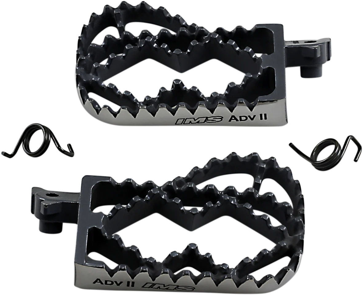 Classic IMS PRODUCTS INC. Adventure II Foot Pegs - Black 253116-2 Excellent