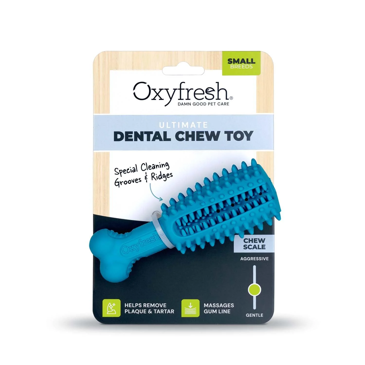 Outstanding Oxyfresh Dog Dental Chew Toy - Gentle Teeth Cleaning for Small Dogs Fresh Breath Plaque Support Fast