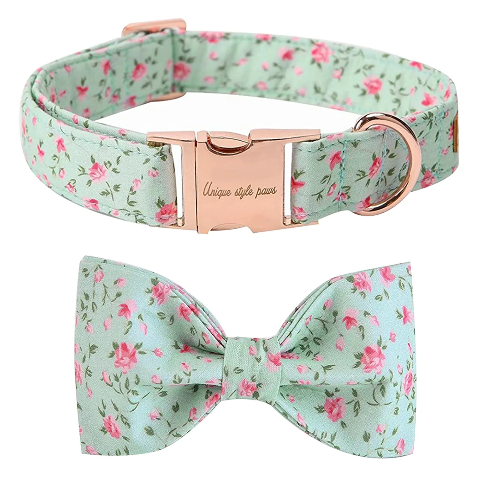High-Quality Unique Style Paws Pet Soft Comfy Bowtie Collar – 6 Sizes 7 Patterns for Dogs Cats Next-Generation