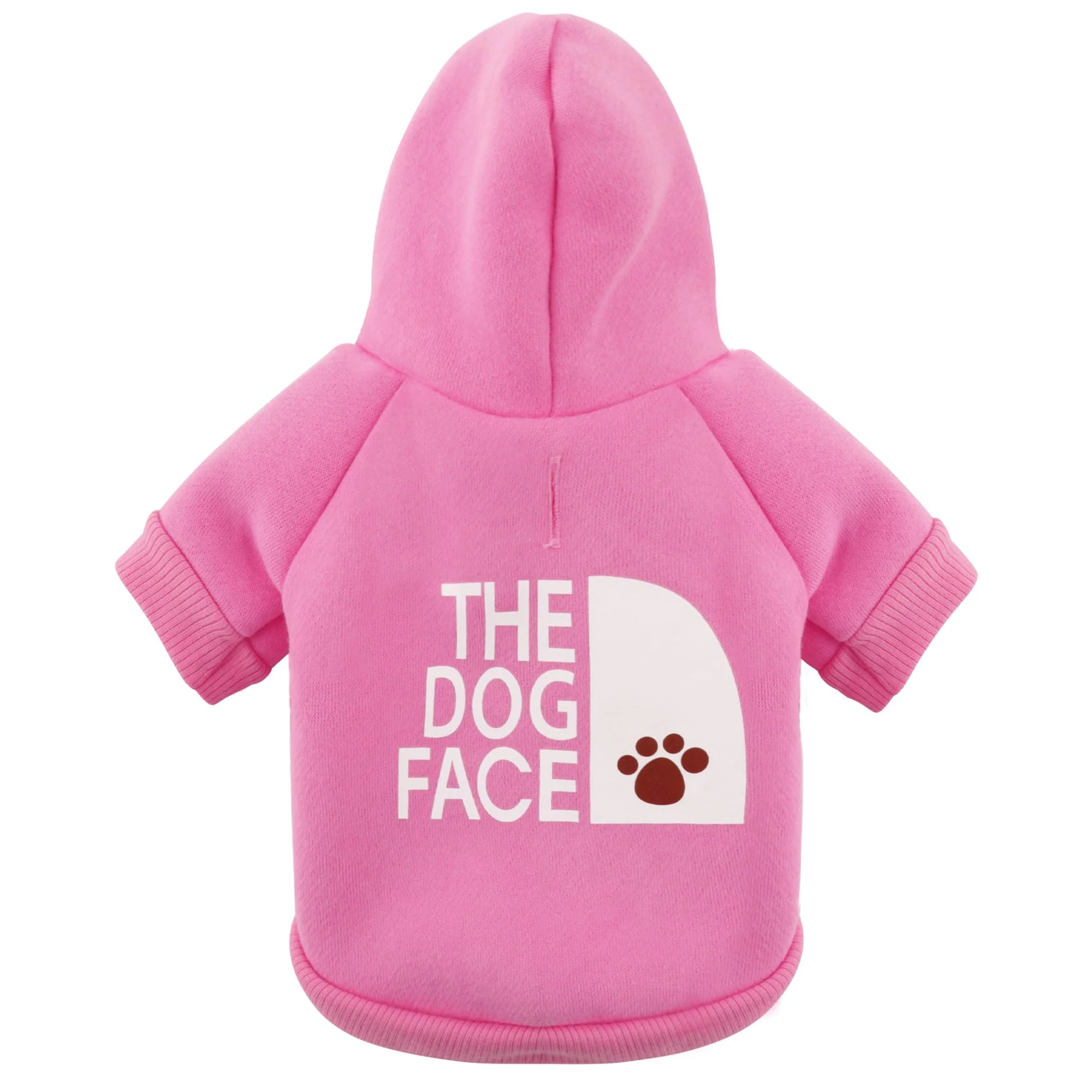 Superior Paiaite Pink Chihuahua Dog Hoodie The Dog Face Print Sweatshirt for Small Dogs Functional