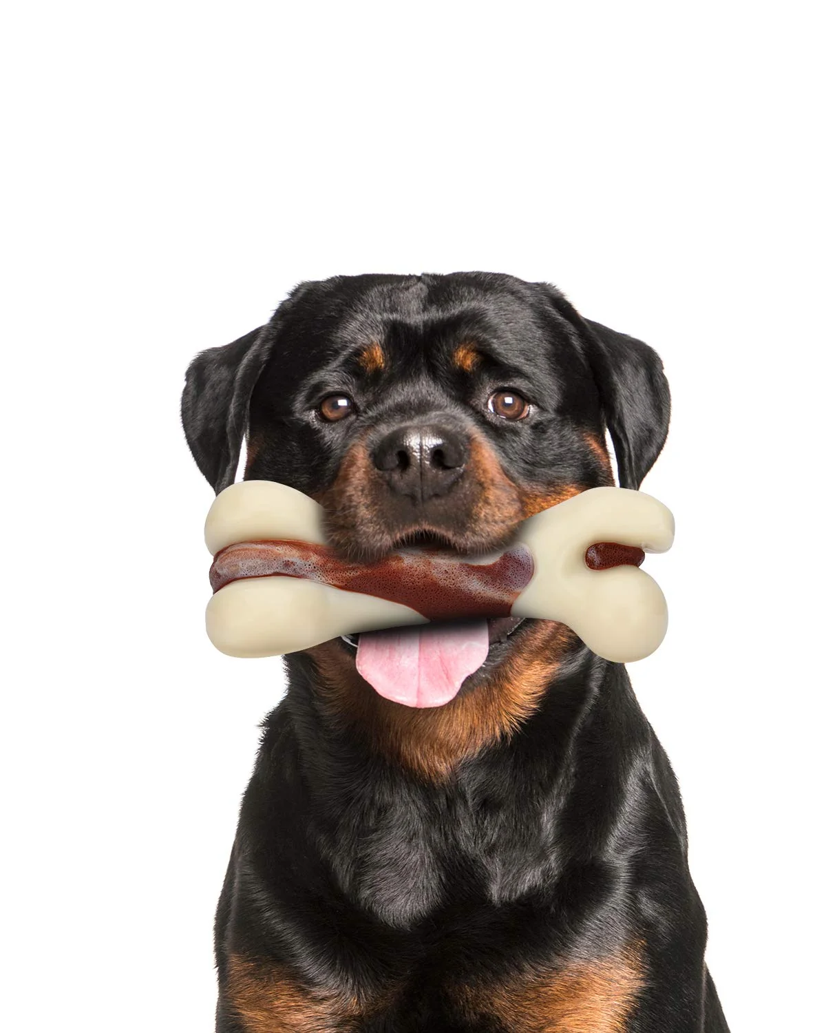 Pure Tikaton Indestructible Dog Chew Toys for Aggressive Chewers Beef Flavor Detailed
