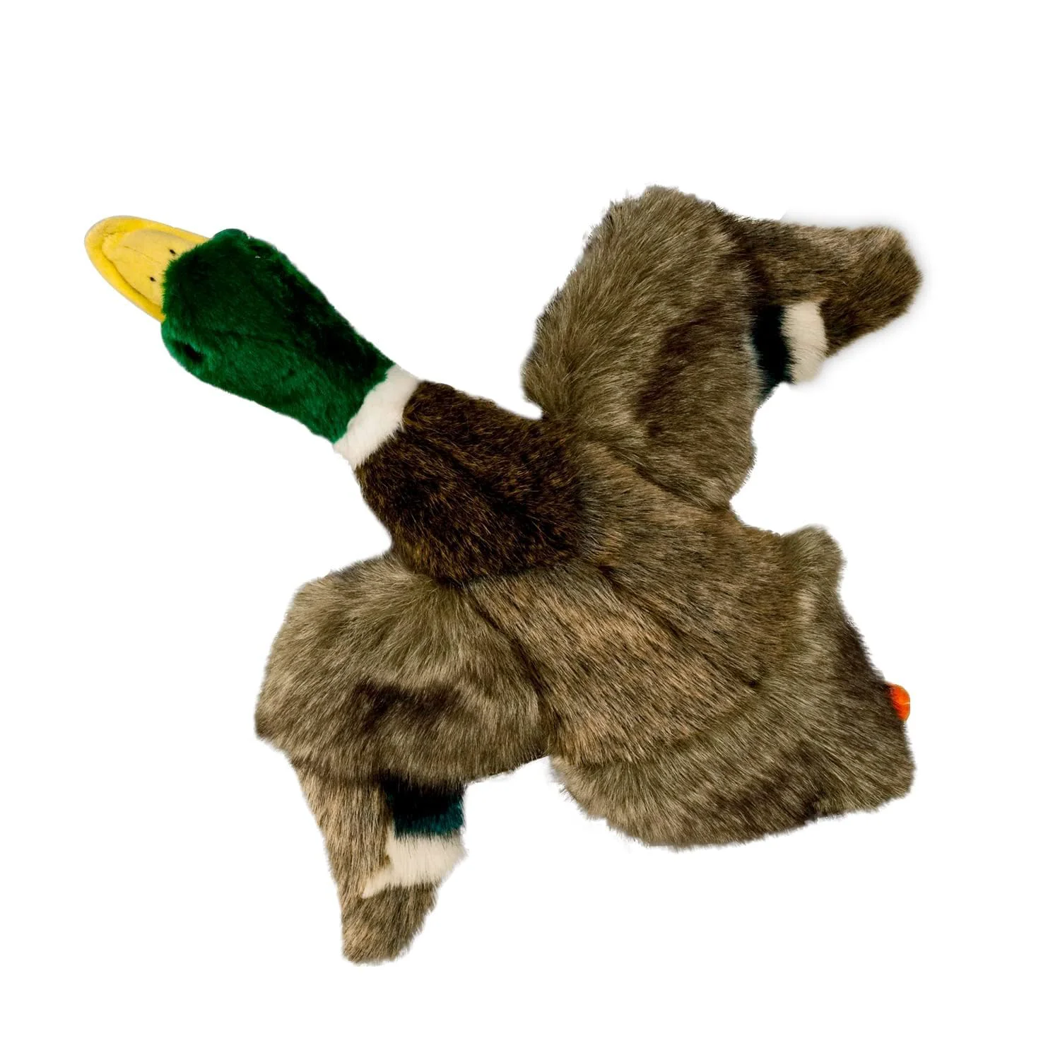 Premium Material ALL FOR PAWS Duck Squeaky Dog Toy – Plush Mallard for Medium Large Breeds 18 x 9.1 x 3.9 in with Squeaker Comfortable