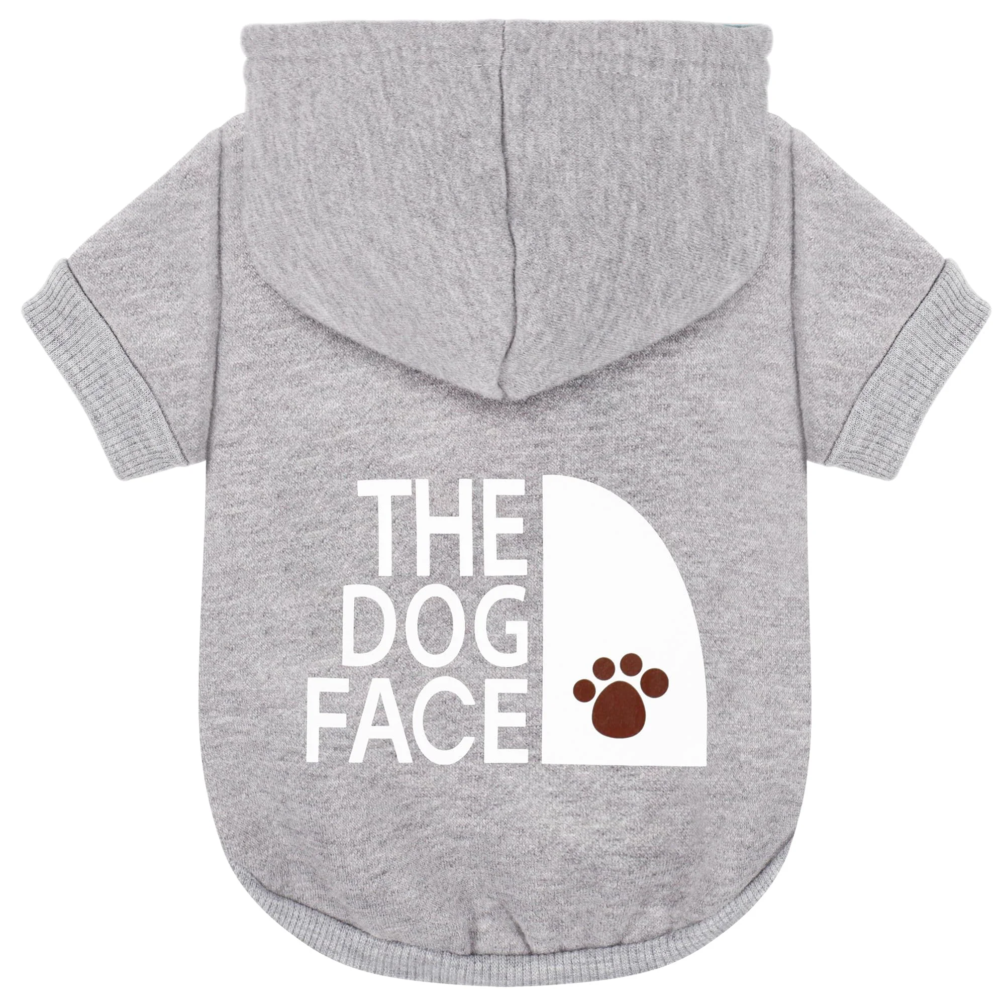Dependable Paiaite Gray Chihuahua Dog Hoodie – The Dog Face Print Sweatshirt with Leash Hole 3XL Artisan