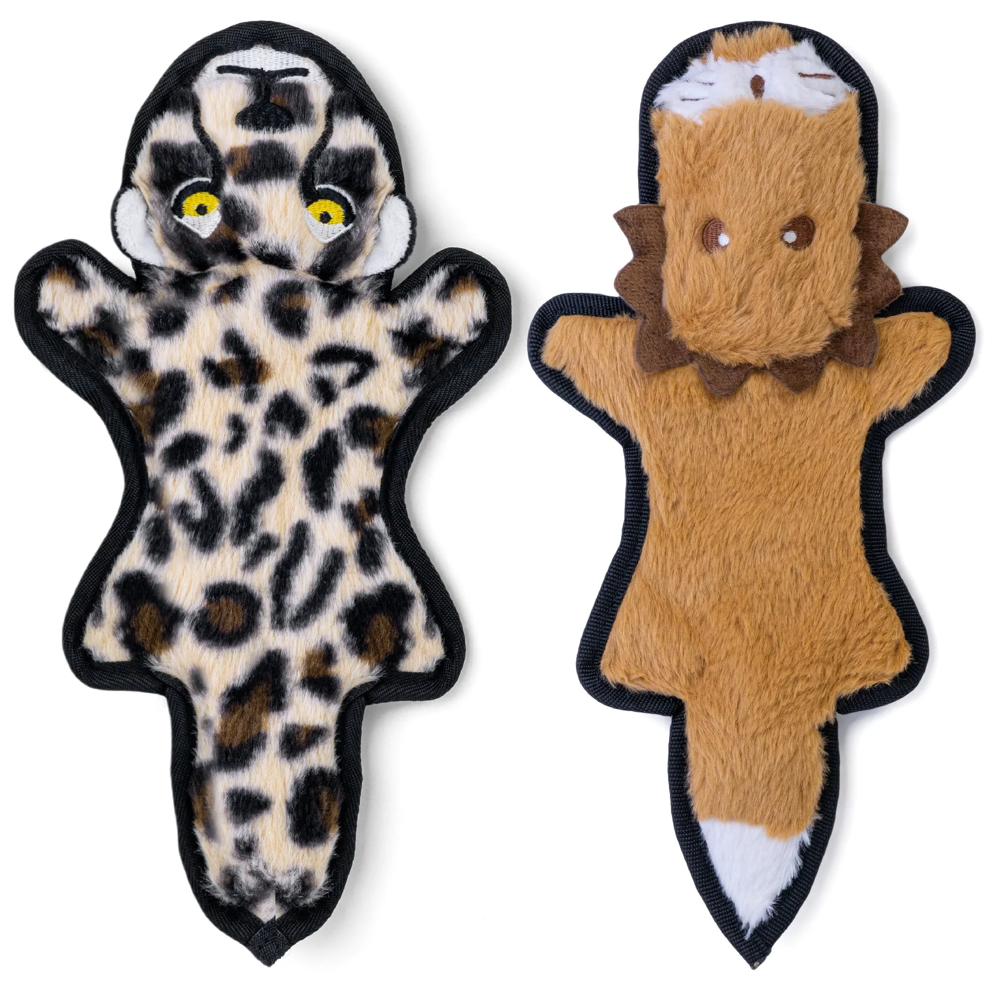 Easy-to-Use SHARLOVY No Stuffing Dog Toys – Durable Crinkle Squeaky Chews for Aggressive Chewers 6-Layer 3 Sizes Premium