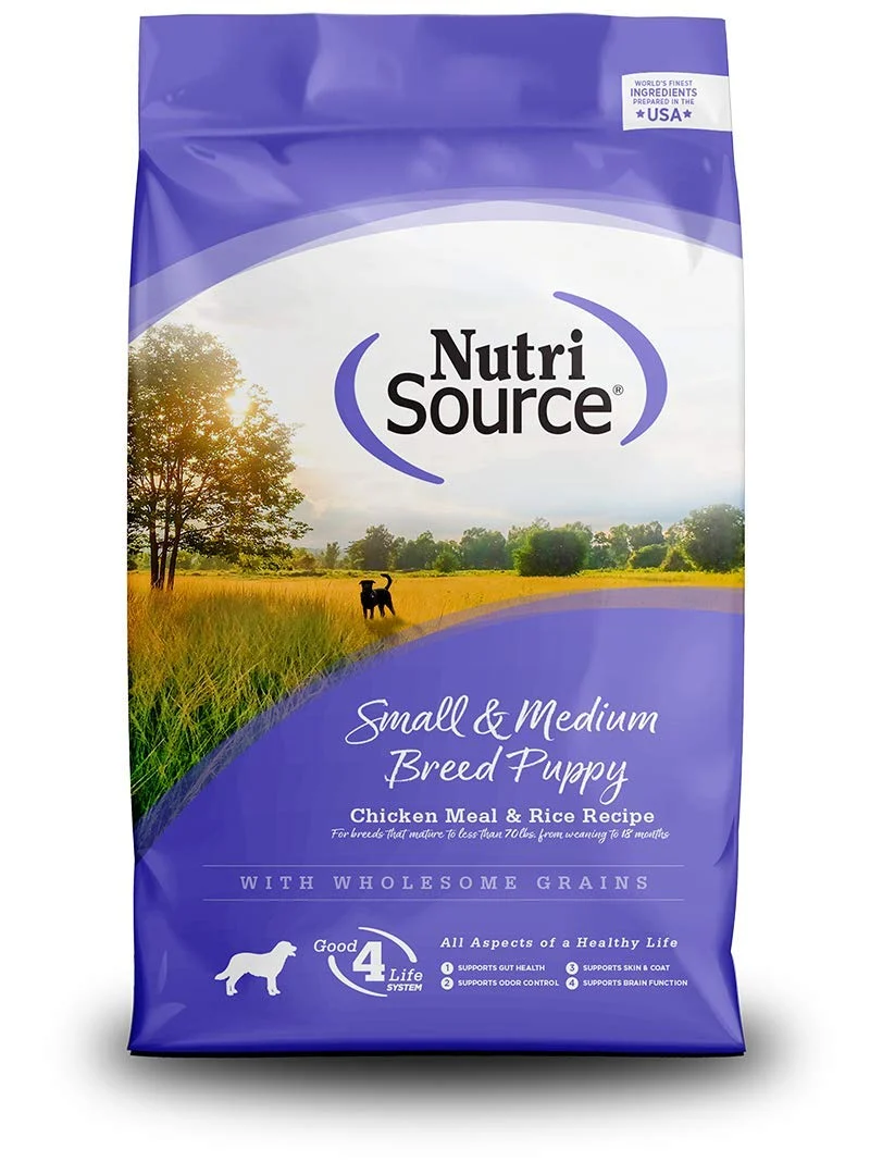 Contemporary Tuffy's Pet Food NutriSource Small Medium Breed Puppy Chicken Rice Formula – 1.5 lb Dry Puppy Food Verified