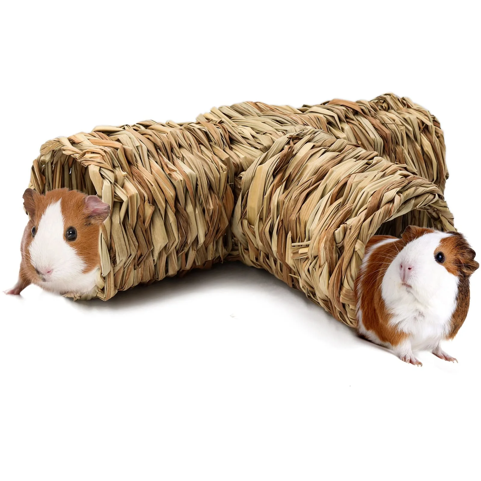 Innovative BWOGUE Hamster Grass Tunnel Toy – Nature's Hideaway for Small Pets Smart