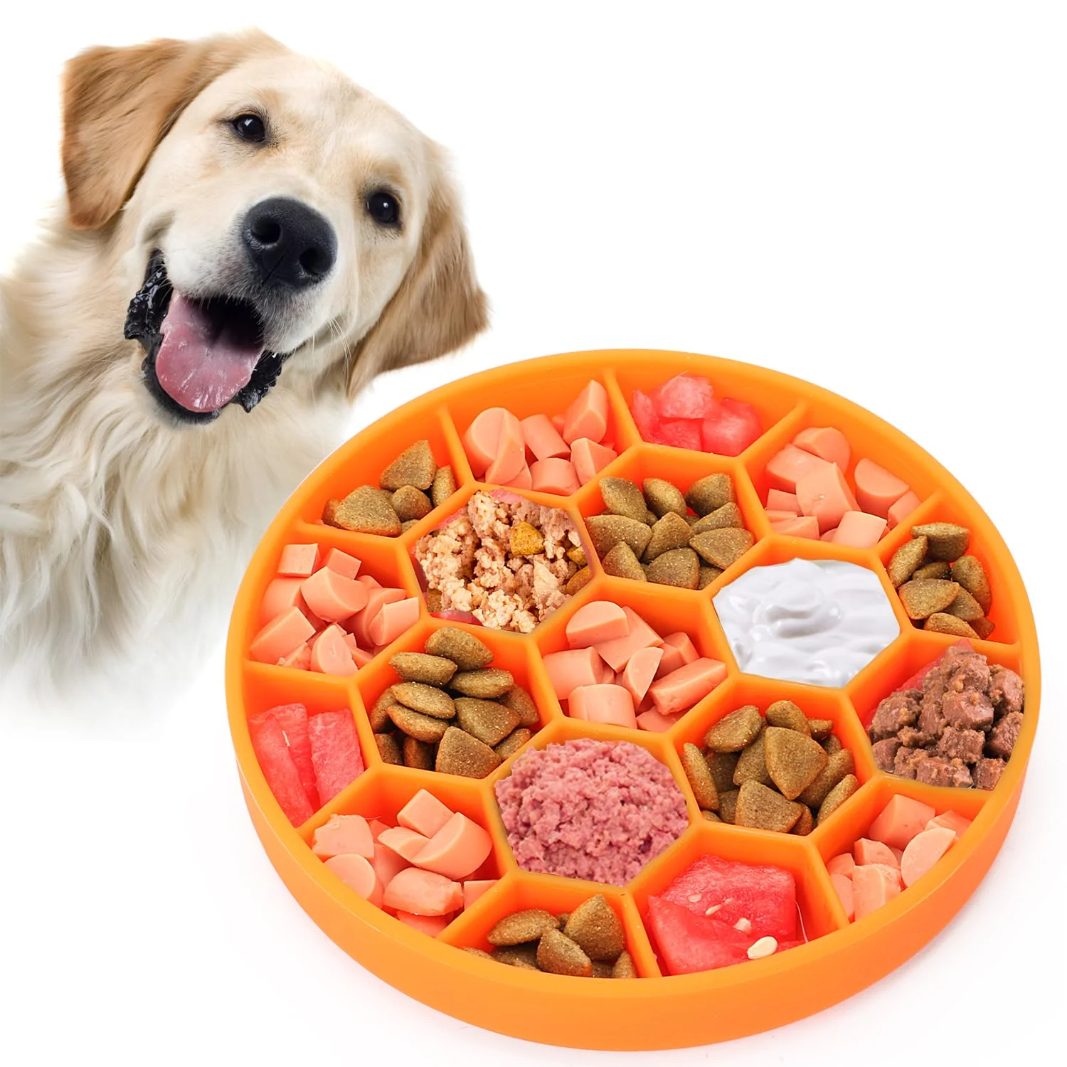 Reliable Pawow Slow Feeder Dog Bowls – Silicone Non-Slip Suction Cup 2.5 Cups Smooth