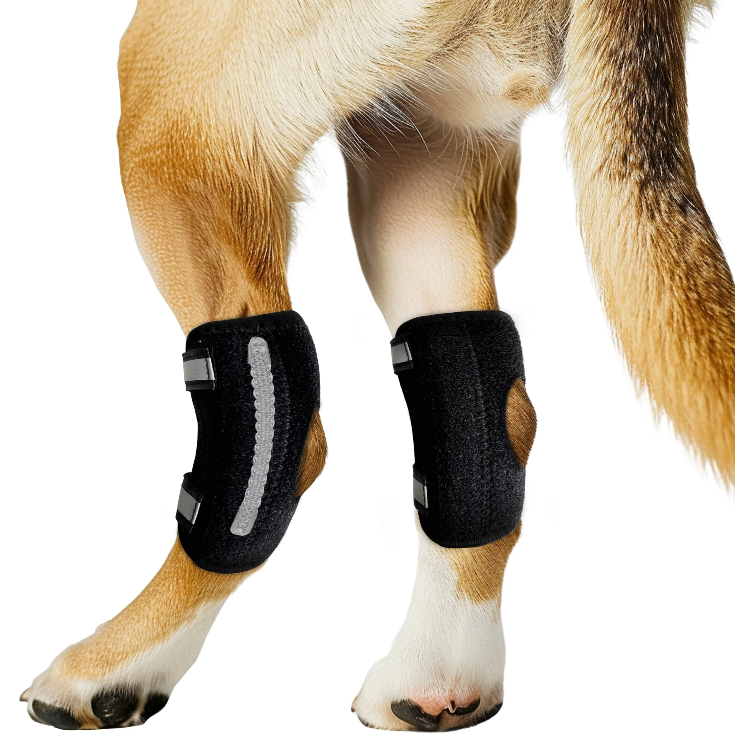 Lightweight Lushnessu Adjustable Dog Rear Leg Brace – Hock Ankle Support for Senior Dogs XS Pair Dependable
