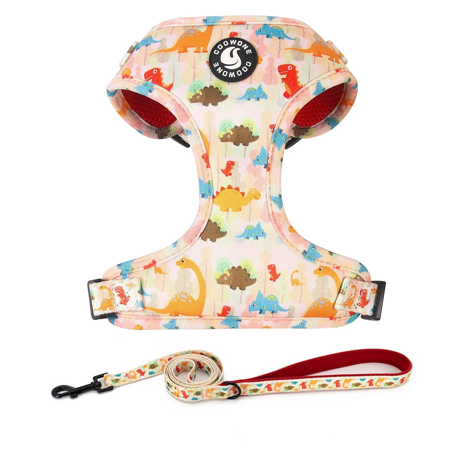 Responsible COOWONE Dog Harness and Leash Set Adjustable No Pull No Choke for Small Medium Dogs User-Friendly