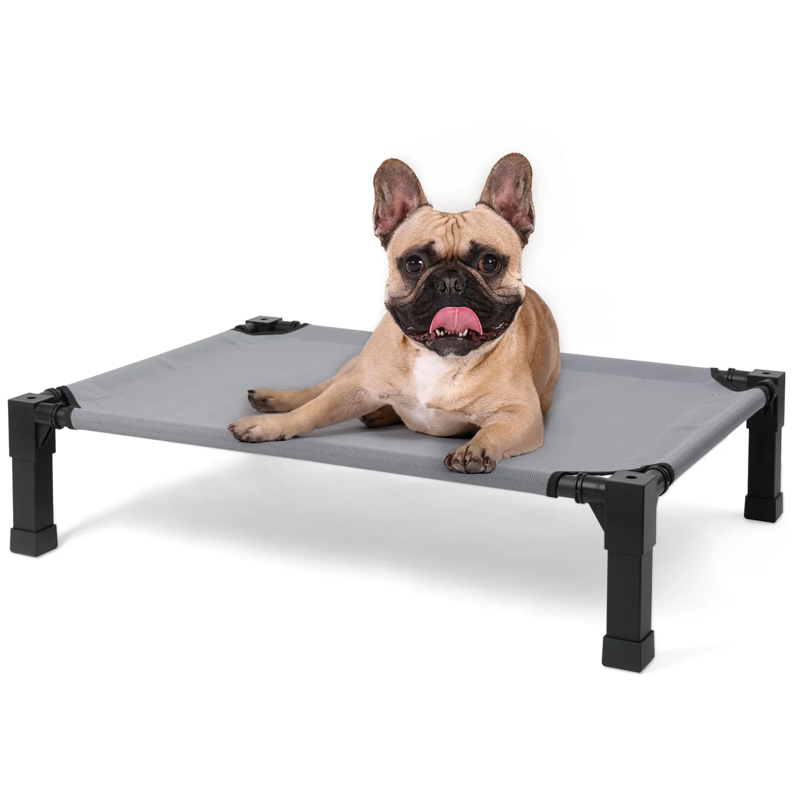 Elite Heeyoo Cooling d Dog Bed — Raised Mesh Cot with Steel Frame for Indoor Outdoor Practical