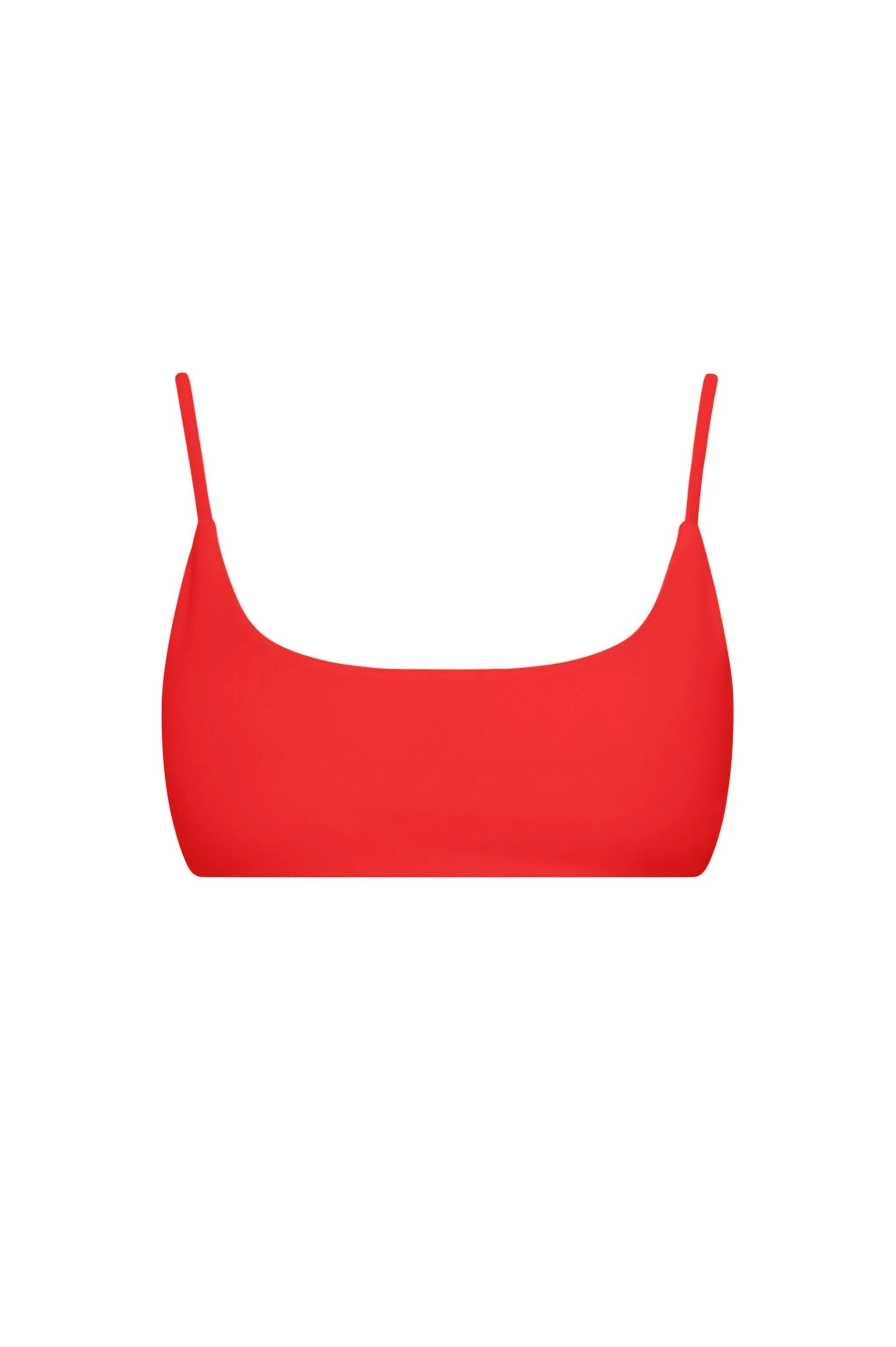 Certified Malibu Bralette Bikini Top – Red Breathable
