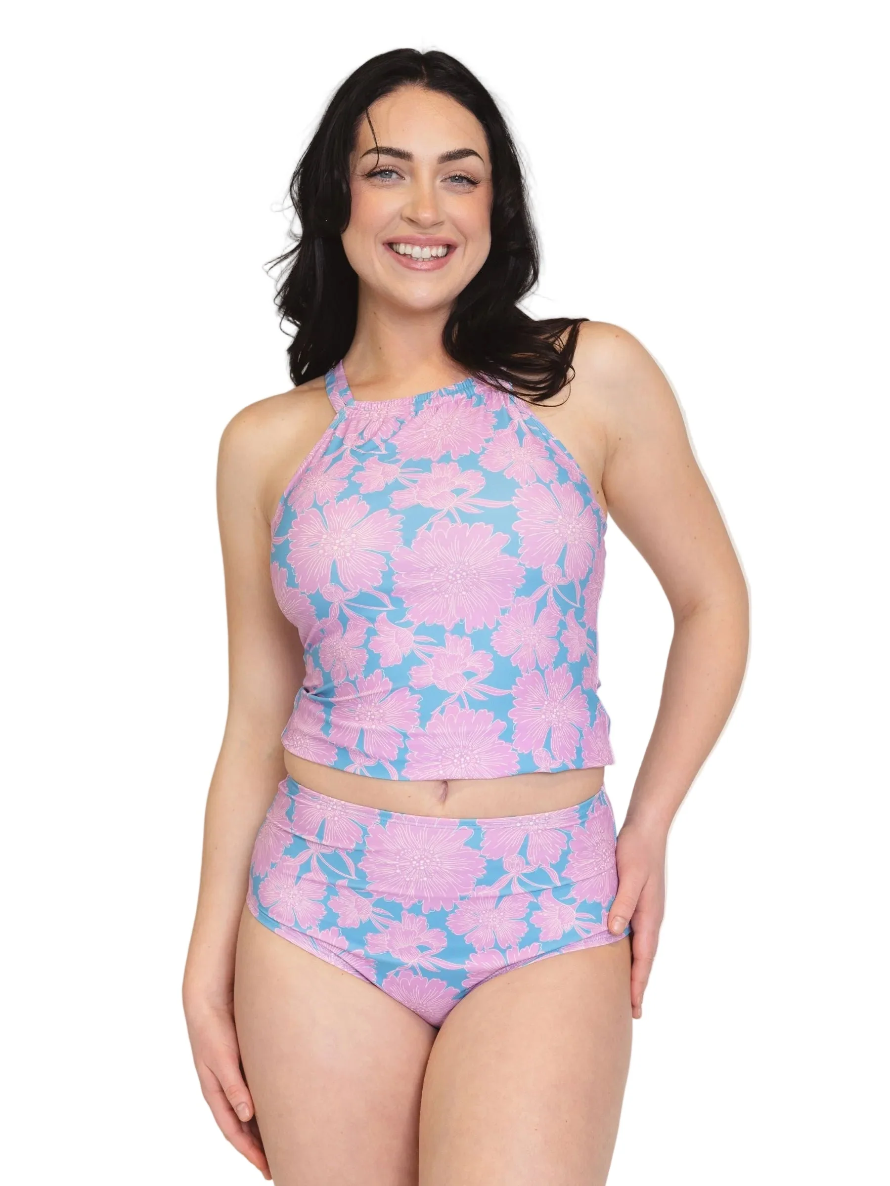 High-Performance Dahlia Double-Cinch Tankini Top Consistent