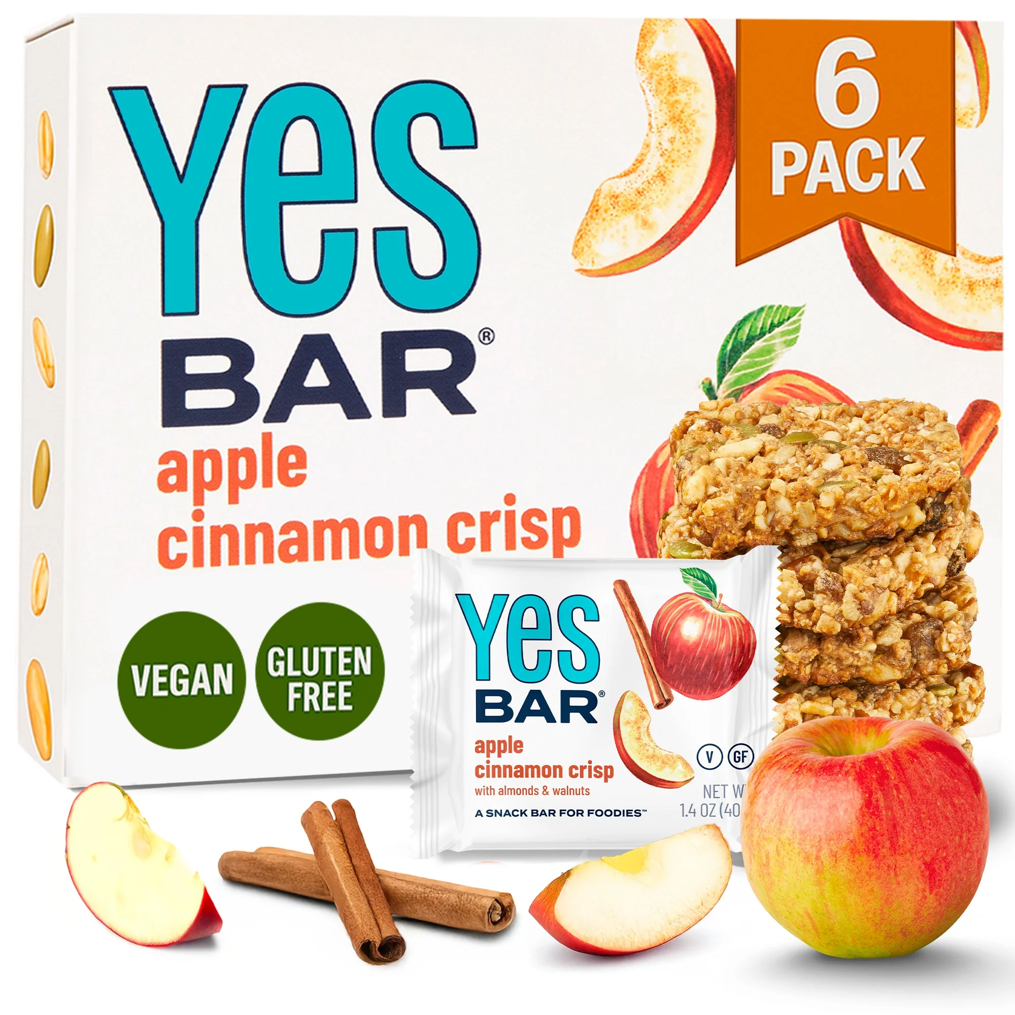 Lightweight Apple Cinnamon Crisp Six Pack Eco-Friendly