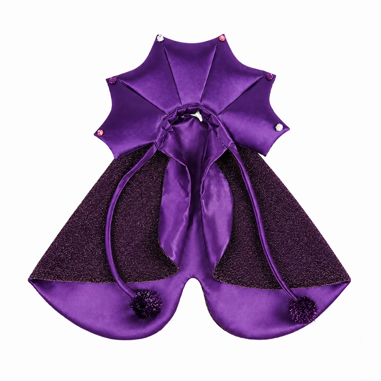 Practical Purple Witch Hat Cape Pet Costume – Halloween Wizard Outfit for Cats Dogs Selected