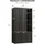 Healthy standing Wardrobe Closet with Mirror Tall Wooden Armoire Cabinet with Doors and Drawers White Oak Finish Breathable