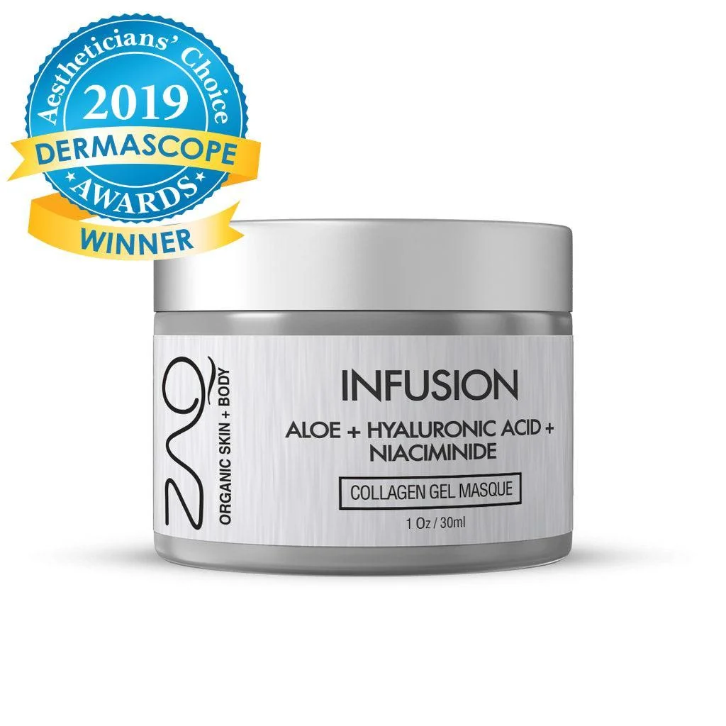 Modern ZAQ Organic Infusion Collagen Gel Masque - Aloe Hyaluronic Acid Niacinamide Sophisticated